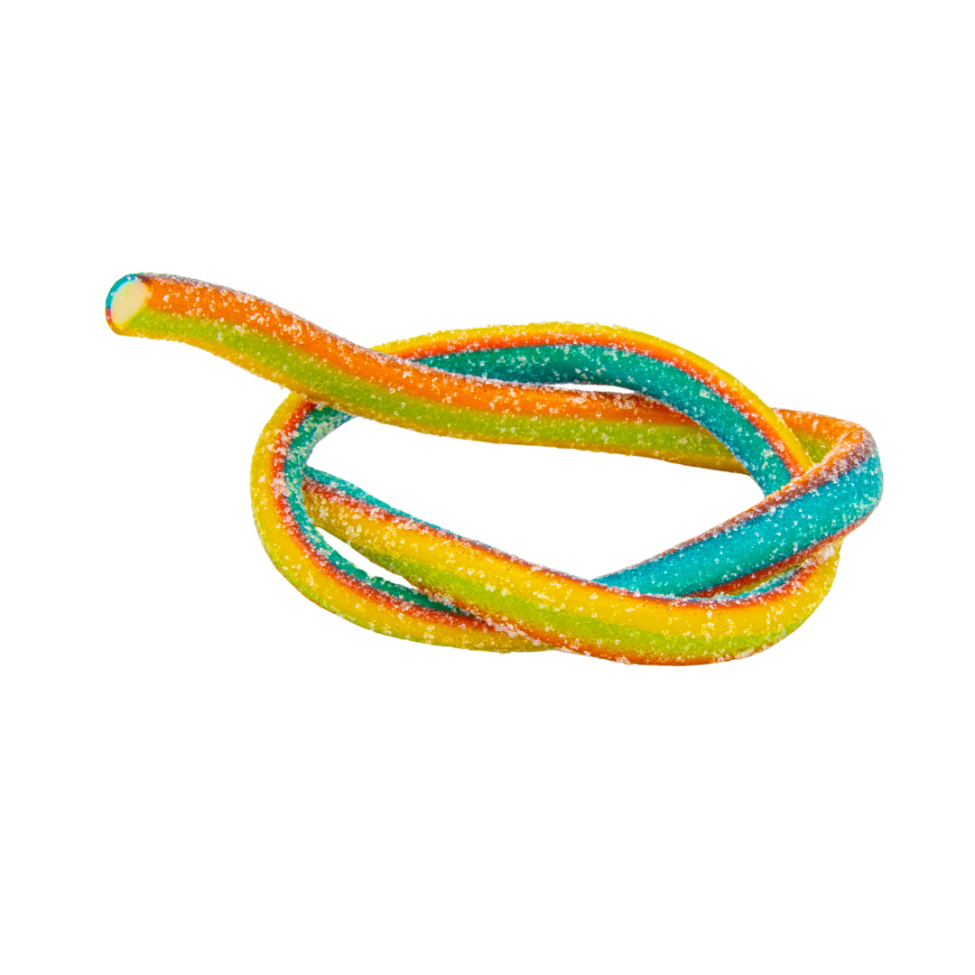 Kwaśne Żelki "Mega Kable Mega Żele Kwaśny Multicolor" 3,2kg 40szt. o smaku owocowym