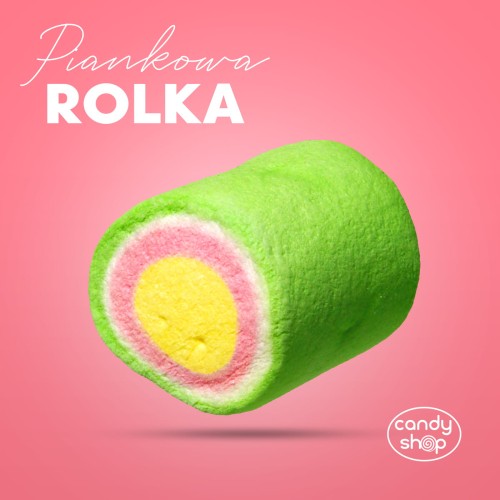 Pianki "Mini Rolki" 1kg o smaku owocowym