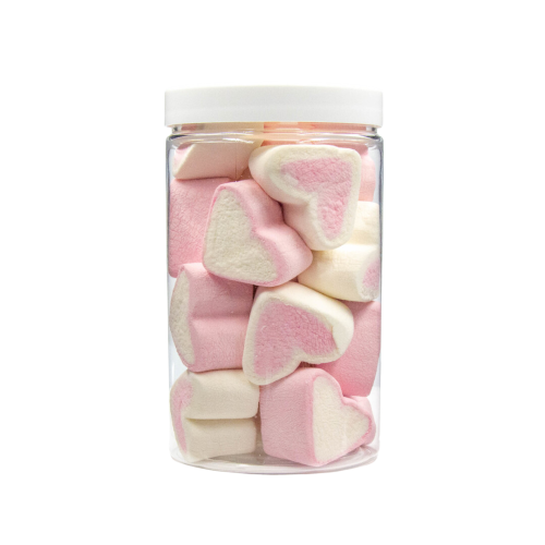 Pianki "Serduszka Marshmallow" 1kg o smaku truskawkowym