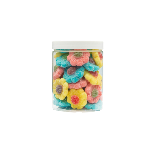 Żelki "Kwiatki Kolorowe" w cukrze 1kg o smaku owocowym