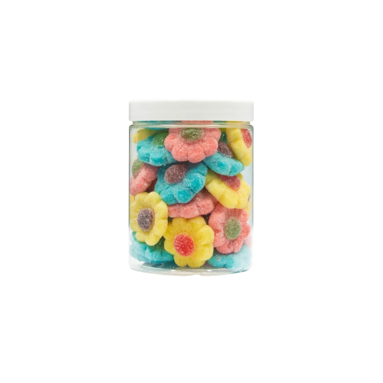 Żelki "Kwiatki Kolorowe" w cukrze 1kg o smaku owocowym