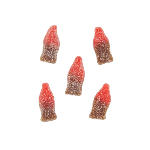 Żelki "Mini Butelki Cola Cherry" 1kg o smaku coli i wiśni