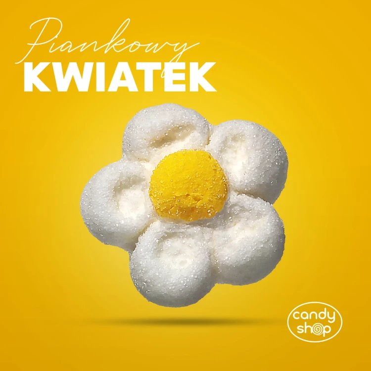 Pianki "Kwiatki Kolorowe" 900g o smaku owocowym