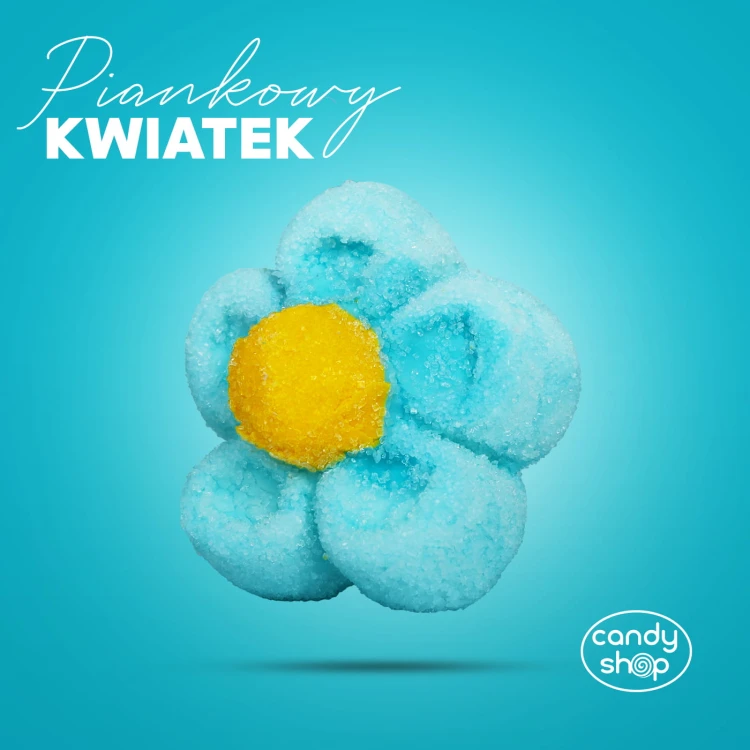 Pianki "Kwiatki Kolorowe" 900g o smaku owocowym