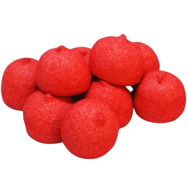 Pianki "Okrągłe Czerwone" 900g o smaku truskawkowym