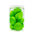 Pianki "Okrągłe Zielone" 900g o smaku jabłkowym