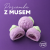Pianki "Fioletowa Poziomka" 1kg z musem o smaku jagodowym