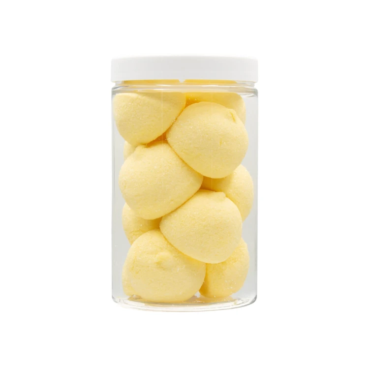 Pianki "Okrągłe Żółte Pastelowe" 900g o smaku bananowym