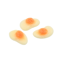 Żelki "Mini Jajka Sadzone" w cukrze 1kg o smaku waniliowym