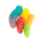 Żelki "Mini Robaczki" 1kg o smaku owocowym
