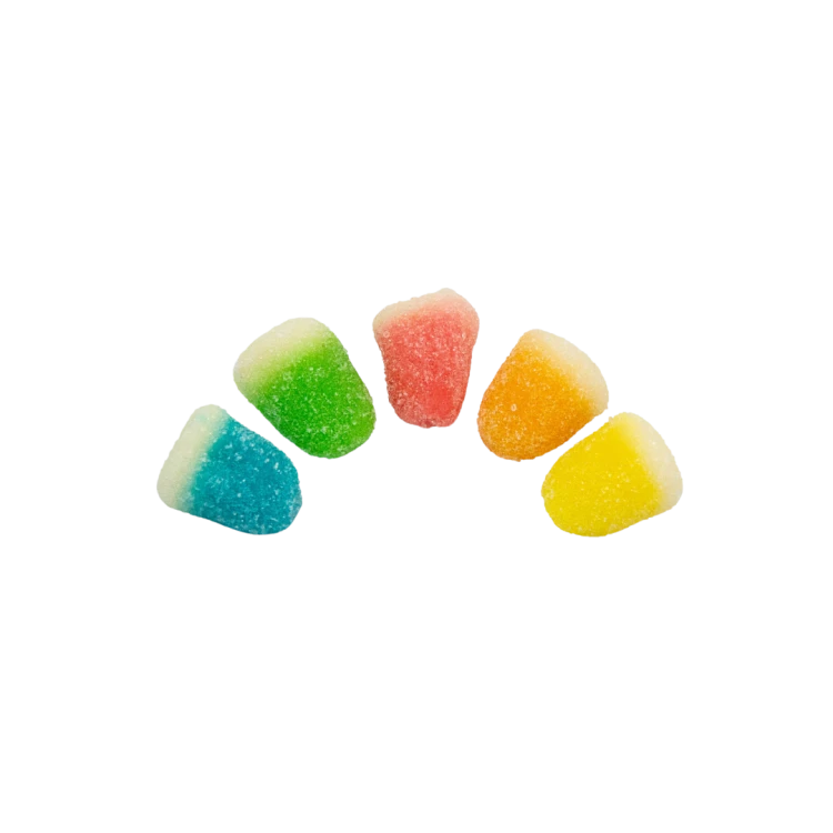 Żelki  "Mini Jogurtowo-Owocowe" w cukrze 1kg o smaku jogurtowo-owocowym