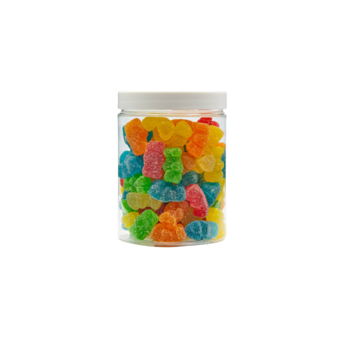 Żelki "Mini Misie" w cukrze  1kg o smaku owocowym