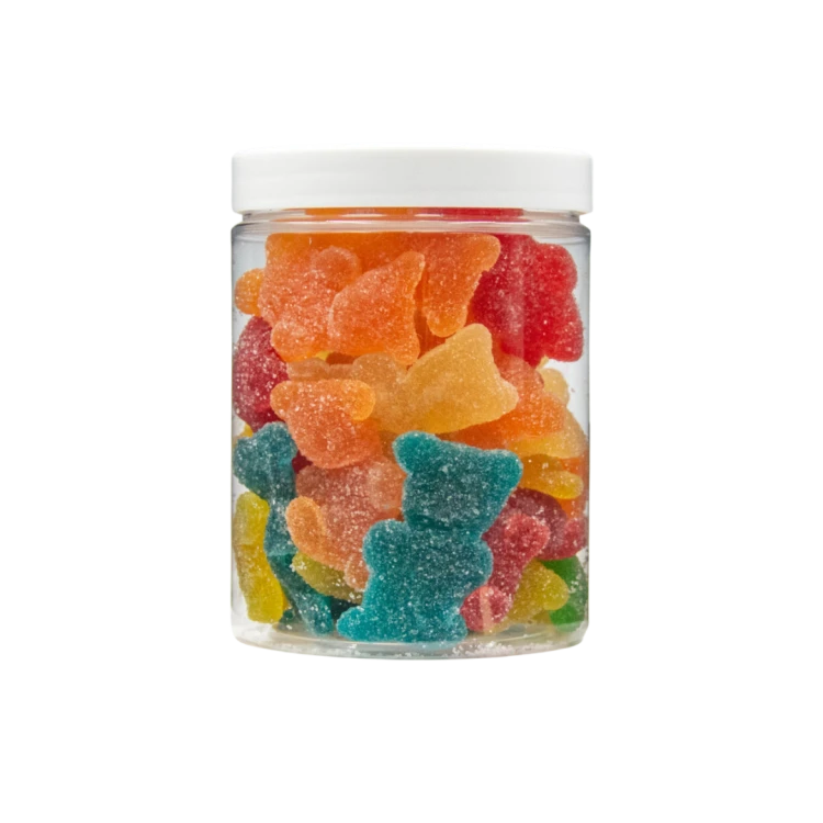 Żelki "Tęczowe Misie"  w cukrze 1kg o smaku owocowym