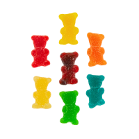 Żelki "Tęczowe Misie"  w cukrze 1kg o smaku owocowym