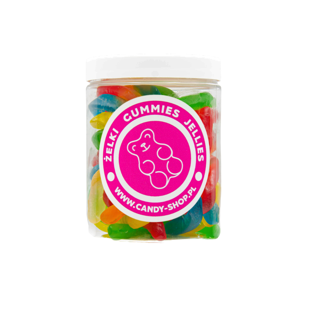 Żelki "Wężyki" 1kg o smaku owocowym