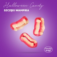 Żelki "Szczęki Wampira" 1kg o smaku malinowym