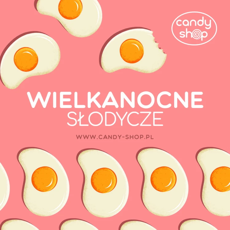 Żelki "Mini Jajka Sadzone" 1kg o smaku waniliowo- bananowym