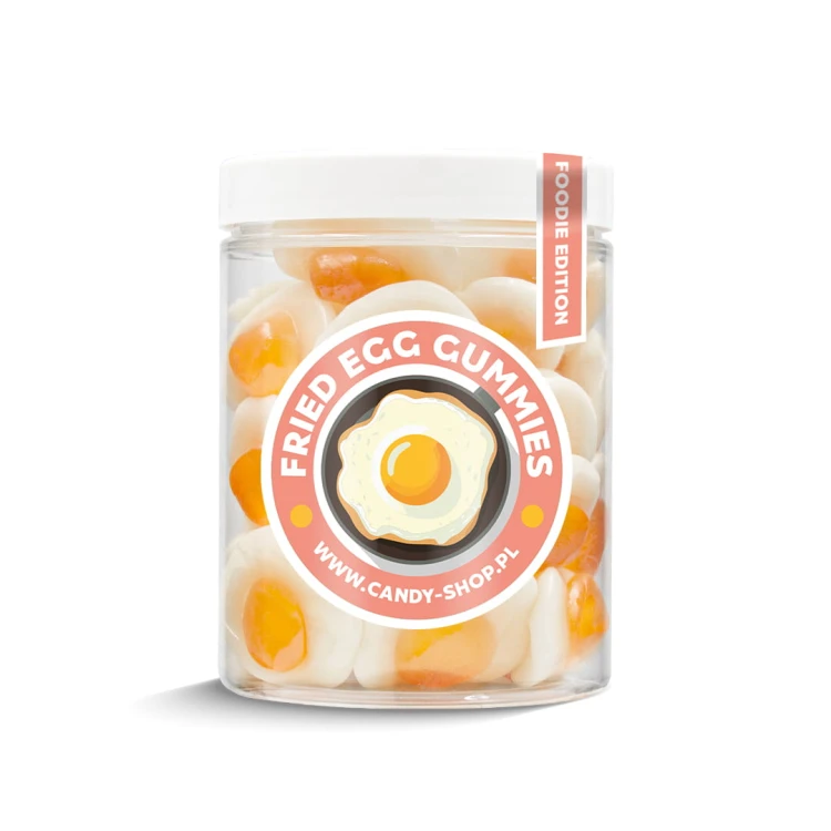 Żelki "Mini Jajka Sadzone" 1kg o smaku waniliowo- bananowym