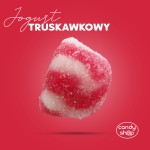 Żelki  "Jogurt" w cukrze 1kg o smaku jogurtu i truskawki