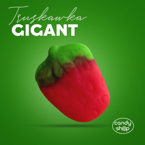 Żelki "Soczyste Truskawki" 1kg o smaku truskawkowym