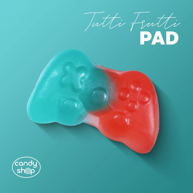 Żelki "Pady Joystick" 1kg o smaku gumy balonowej