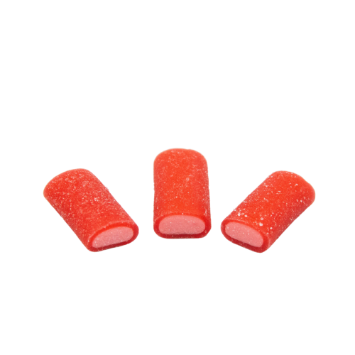 Żelki "Kabelki" w cukrze 1kg o smaku gumy balonowej