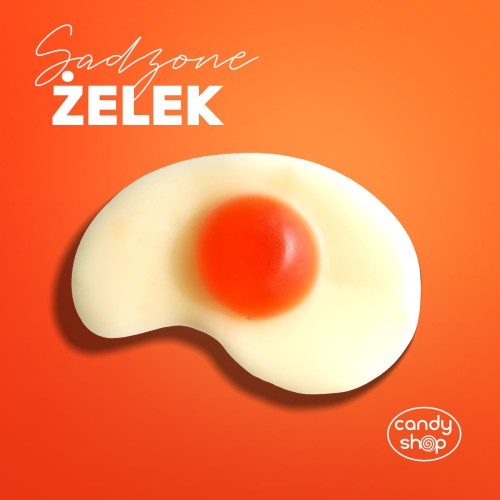 Żelki "Jajka Sadzone XXL" 1kg o smaku waniliowym