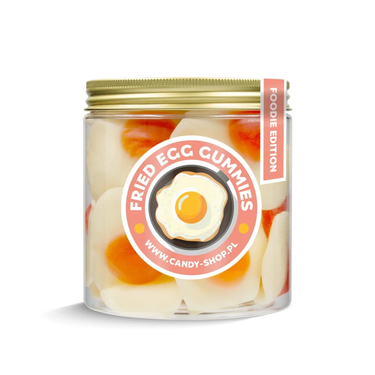 Żelki "Jajka Sadzone XXL" 500g o smaku waniliowym