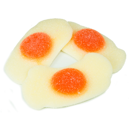 Żelki "Jajka Sadzone XXL" w cukrze 1 kg o smaku waniliowym