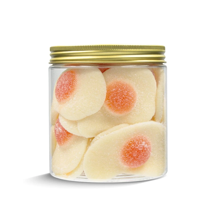 Żelki "Jajka Sadzone XXL" w cukrze 500g o smaku waniliowym