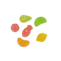 Żelki EKSTRA Kwaśny "Mini Mix Owoców" w cukrze 1kg o smaku owocowym