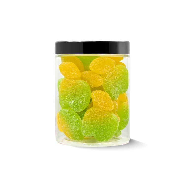 Żelki EKSTRA Kwaśne "Jabłka" w cukrze 1kg o smaku jabłkowym