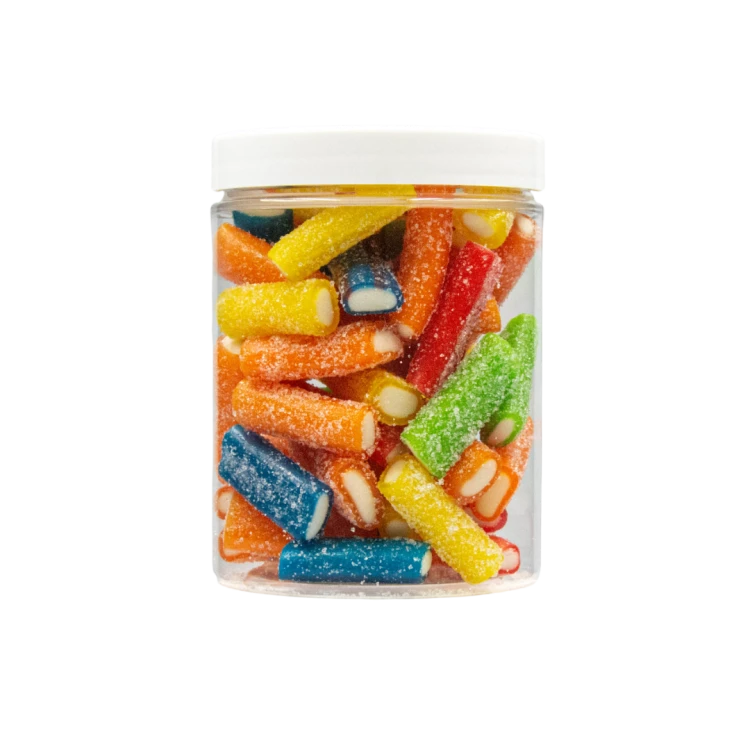 Żelki "Kabelki" w cukrze 1kg o smaku owocowym