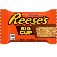 Reese’s Big Cup 39g Duża czekoladowa babeczka z kremem orzechowym w polewie mlecznej