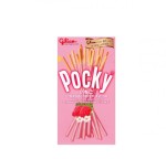 Pocky Strawberry  flavour 45g Chrupiące paluszki w polewie o smaku truskawkowym