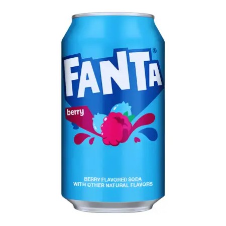 Fanta Berry 355ml Napój gazowany o smaku owoców leśnych