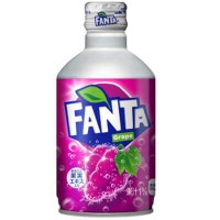 Fanta Grape Japan 300ml Japońska Fanta o smaku winogronowym w  butelce aluminiowej