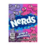 Nerds Candy Grape & Strawberry 46,7g Cukierki o smaku winogronowo- truskawkowym