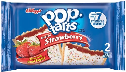 Pop Tarts Frosted Strawberry 96g Amerykańskie ciasteczka z nadzieniem o smaku truskawkowym pokryte lukrem