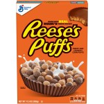 Reese's Puffs 326g Płatki śniadaniowe w kształcie kuleczek o smaku kremu orzechowego i czekolady