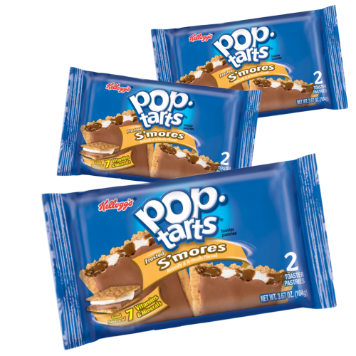 Pop Tarts Frosted S'mores 96g Amerykańskie ciasteczka z nadzieniem o smaku mlecznej czekołady, krakersów i pianek marshmallow