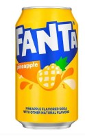 Fanta Pineapple 355ml Napój gazowany o smaku ananasowym