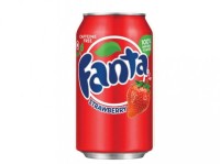 Fanta Strawberry 355ml Napój gazowany o smaku truskawkowym