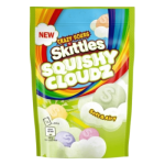 Skittles Squishy Cloudz Sour Green 94g  Miękkie, kwaśne cukierki o smaku owocowym