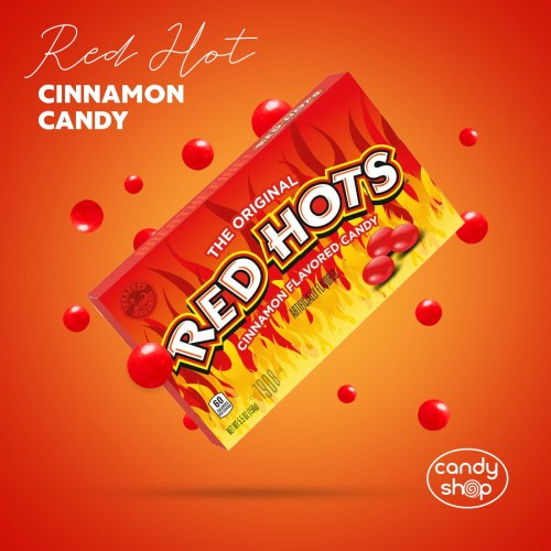 Red Hots Cinnamon Candy Theatre Box 156g Cukierki o smaku cynamonowym