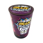 Brain Blasterz Super Sour Berry Candy 48g Ekstremalnie kwaśne cukierki z kwaśnym proszkiem w środku o smaku czarnej porzeczki, maliny, borówki i truskawki