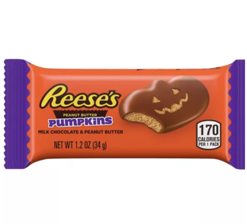 Reese's Peanut Butter Pumpkins 34g  czekoladowa babeczka w kształcie dyni z kremem orzechowym w polewie mlecznej