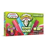 Warheads Extreme Sour Freezer Pops 283,5g Lodowe pałeczki do zamrożenia o smaku mega kwaśnych cukierków Warheads