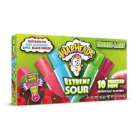Warheads Extreme Sour Freezer Pops 283,5g Lodowe pałeczki do zamrożenia o smaku mega kwaśnych cukierków Warheads
