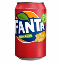 Fanta Fruit Twist 330ml Napój gazowany o smaku owocowym